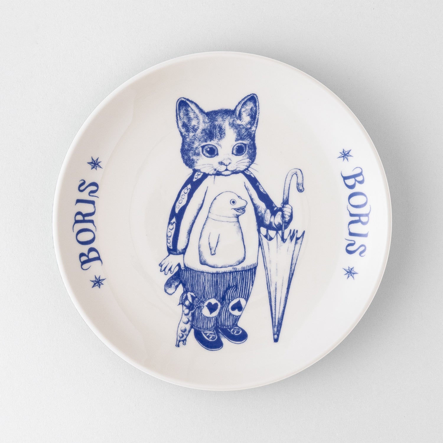 ヒグチユウコ ボリス雑貨 皿 絵皿 台湾 プレート 台湾展 絵皿A（BORIS