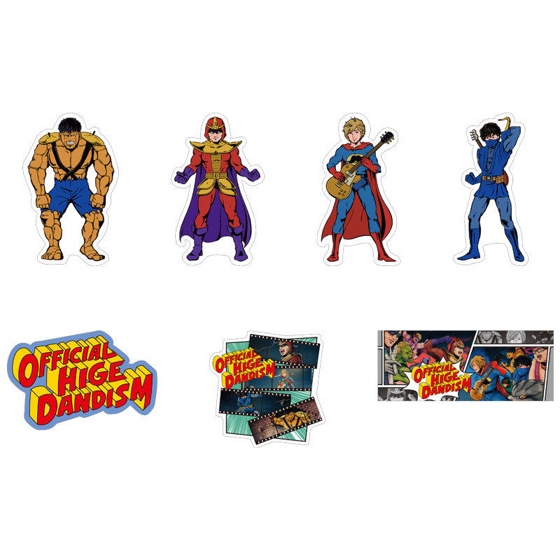 ヒゲンジャーズ ステッカーセット（SHOCKING NUTS TOUR） – Official髭