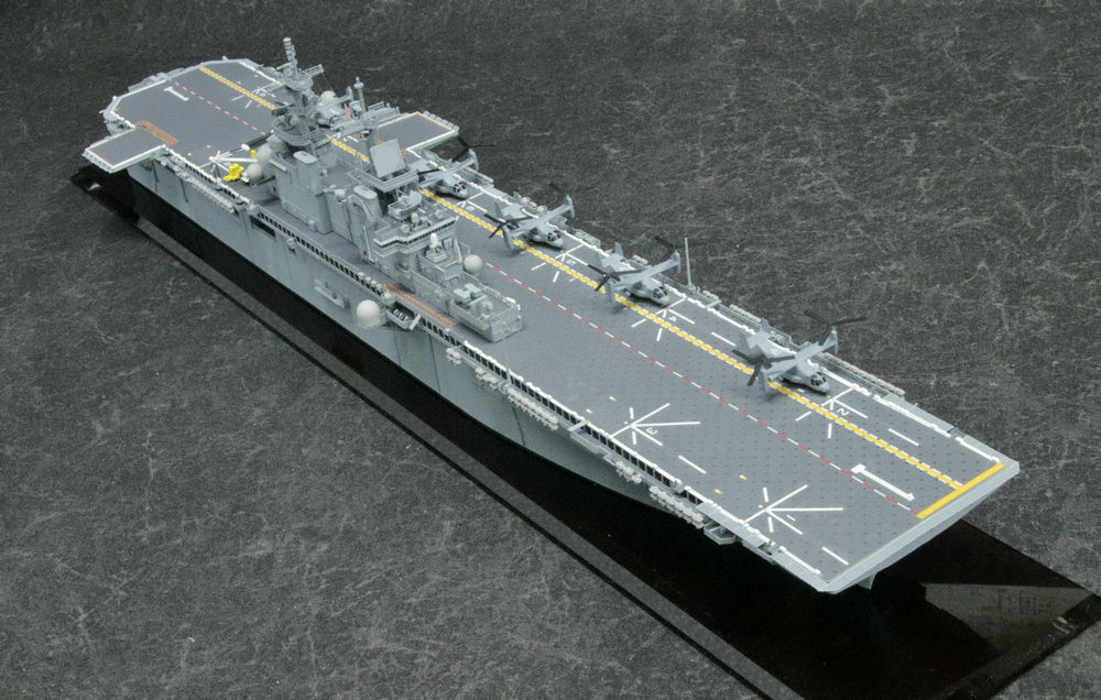 1/700強襲揚陸艦「LHD-1 ワスプ」完成写真 – 艦船模型製作代行モデル