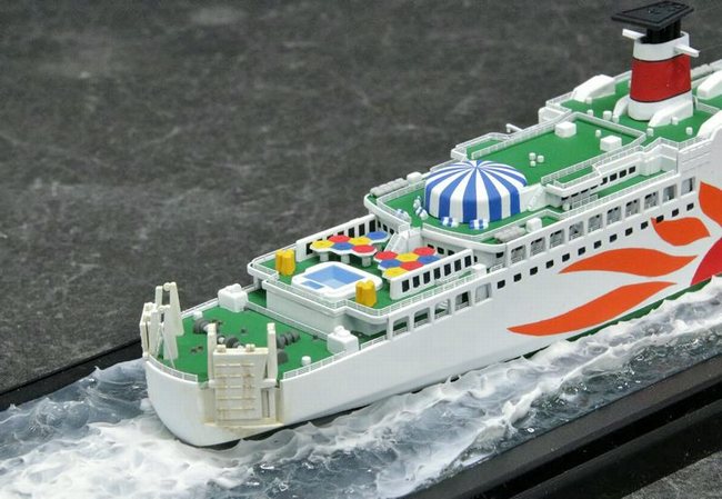 さんふらわあスケールモデルキット1/1250 2個セット さんふらわあ