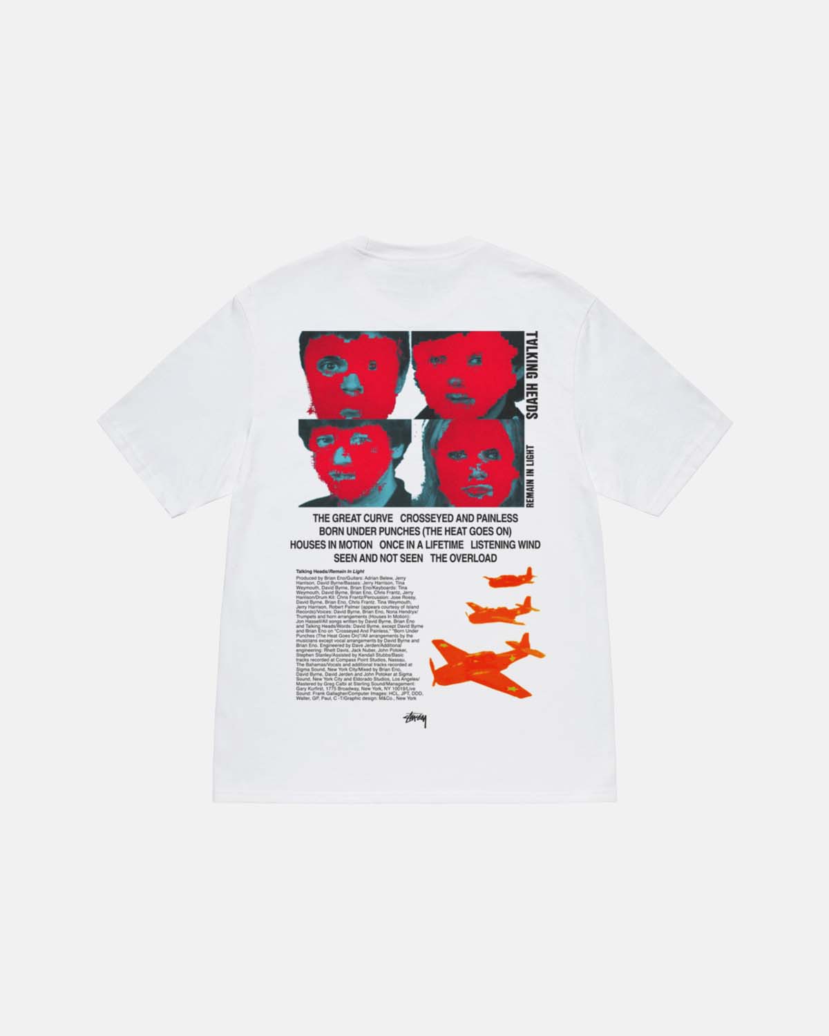 STÜSSY、ロックバンド「Talking Heads」とのコラボアイテム発売
