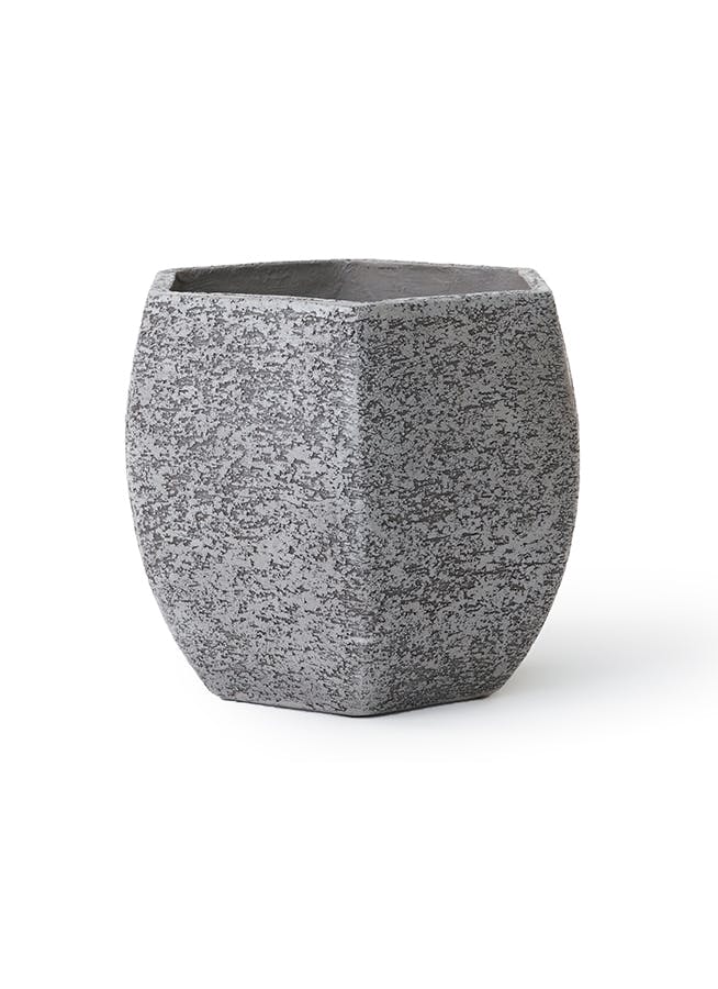 鉢カバー Eco Stone（エコストーン） ヘキサタイプ 8号鉢用 Gray