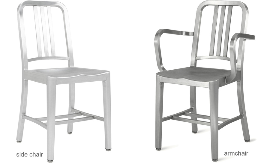 Emeco 1006 Navy Aluminum Chair | hive