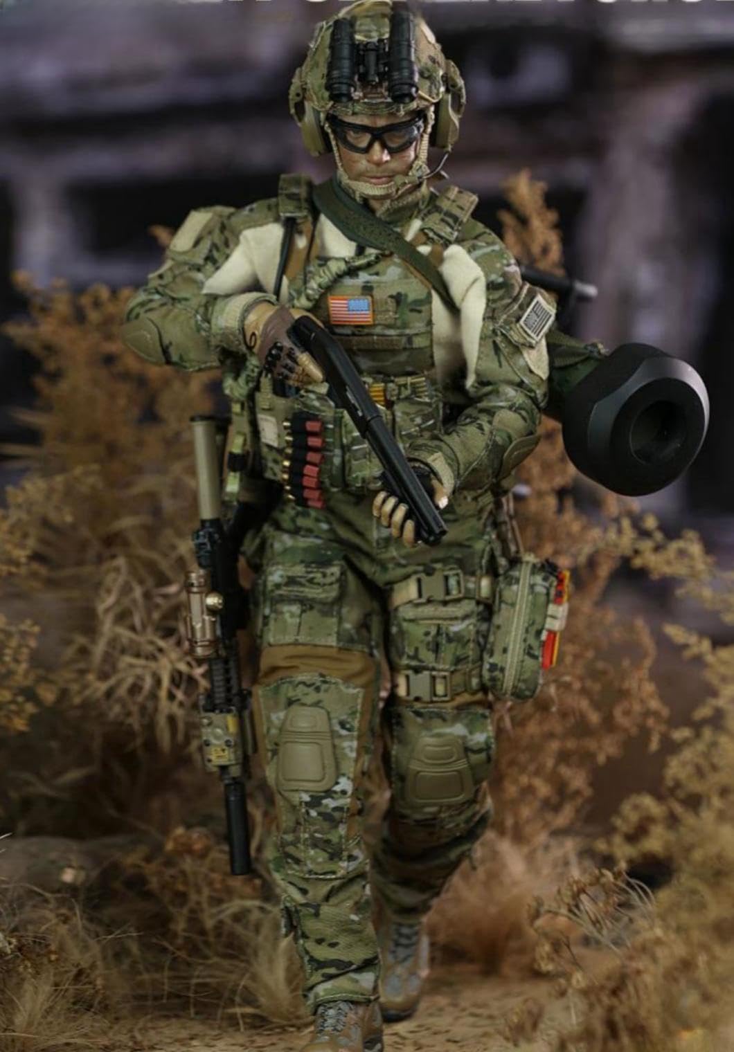 Mini Times Toys Collectible Figure Full Set: Navy Seal Halo UDT Jumper