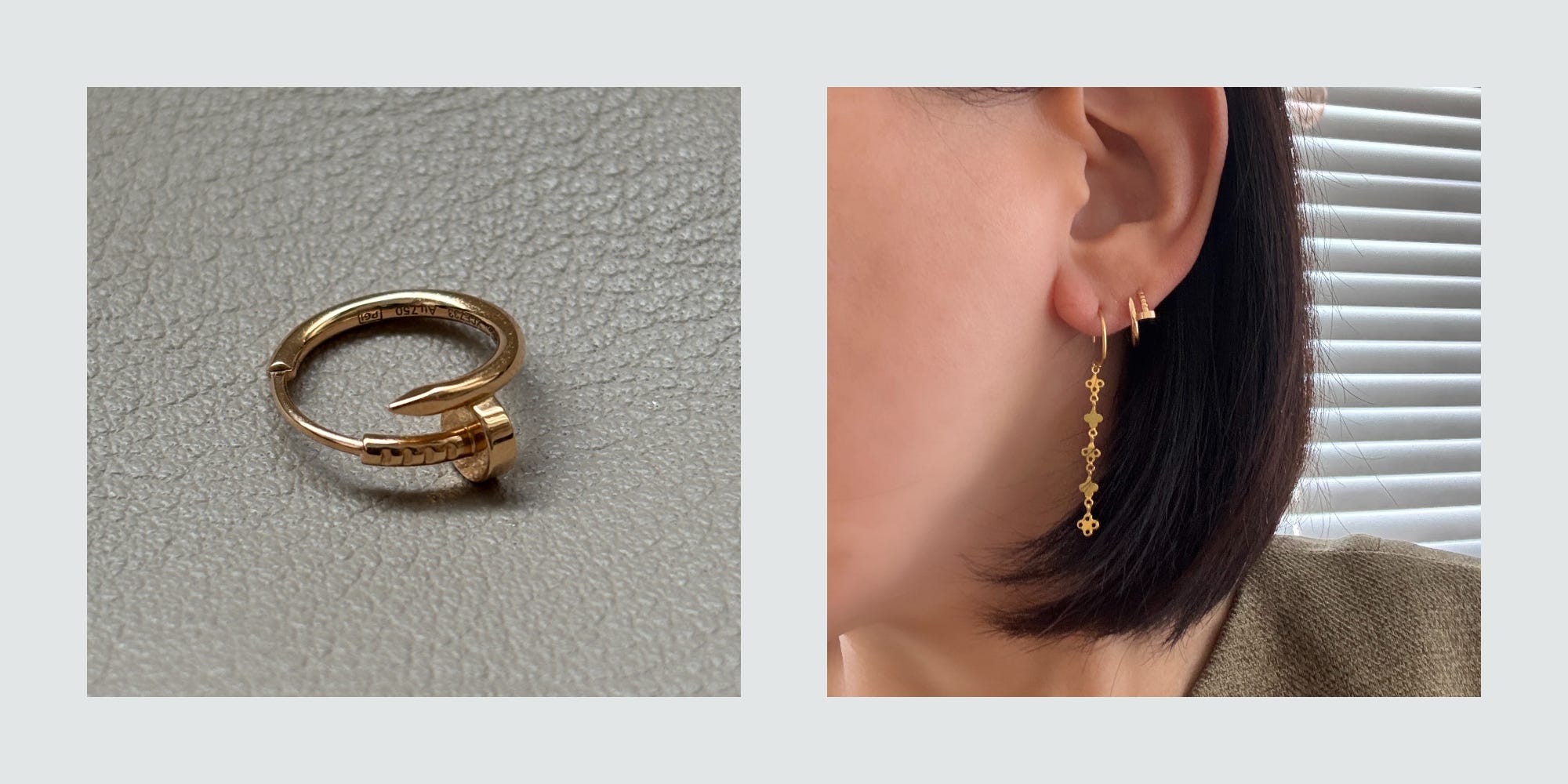 Cartier ジュストアンクル片耳左耳用