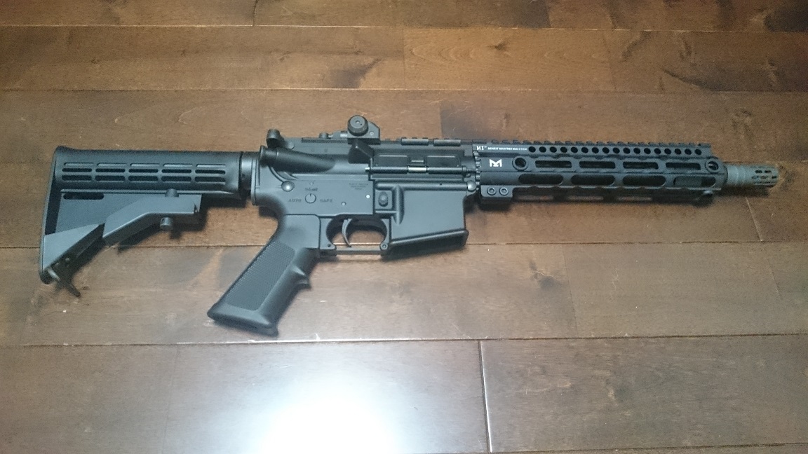 M4A1 MWSのハンドガードをMIDWEST M-LOKに交換 | Hiroaki's blog