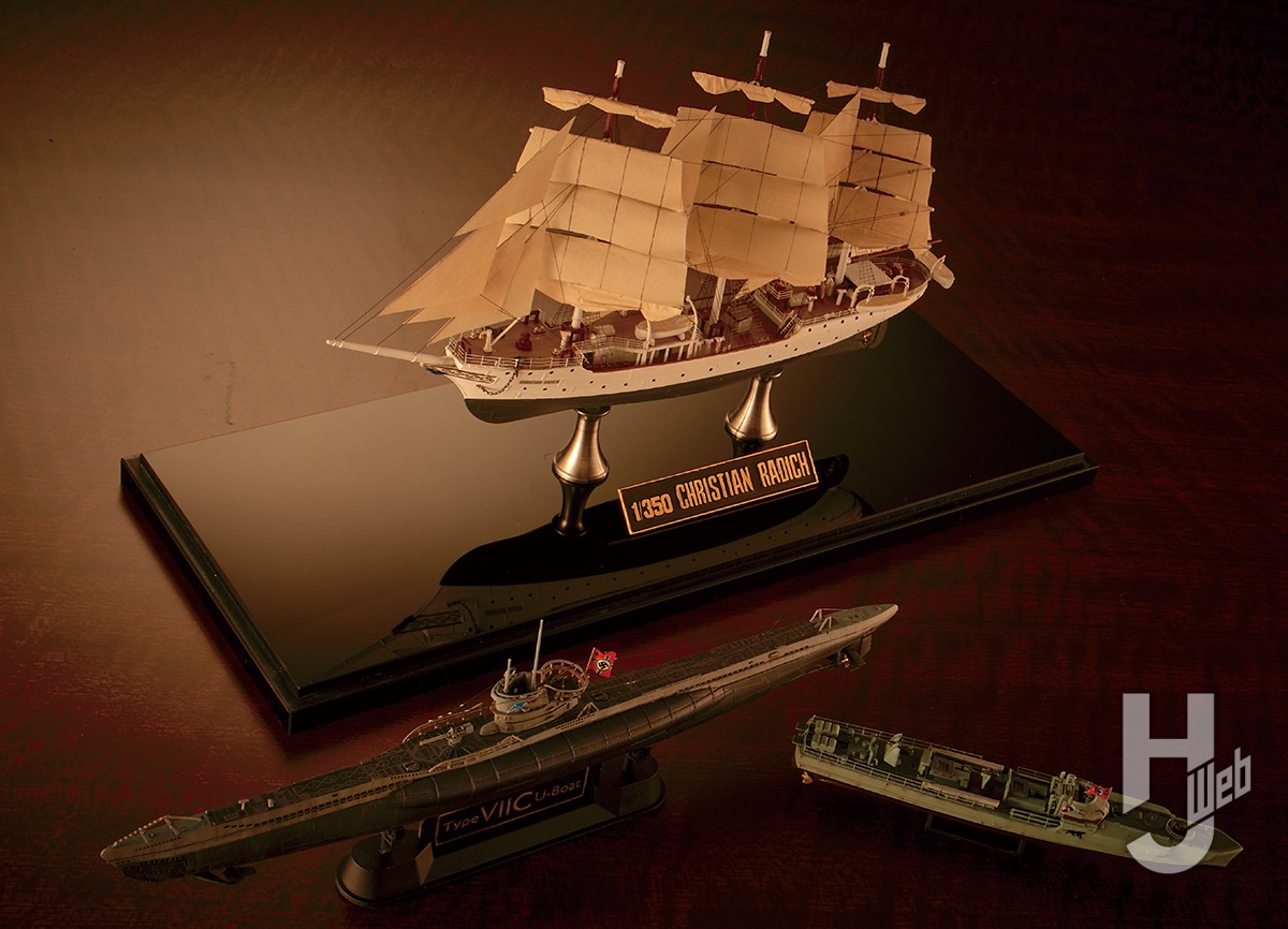 ドイツ海軍「クリスチャンラディック」＆Sボート&Uボートセットを製作