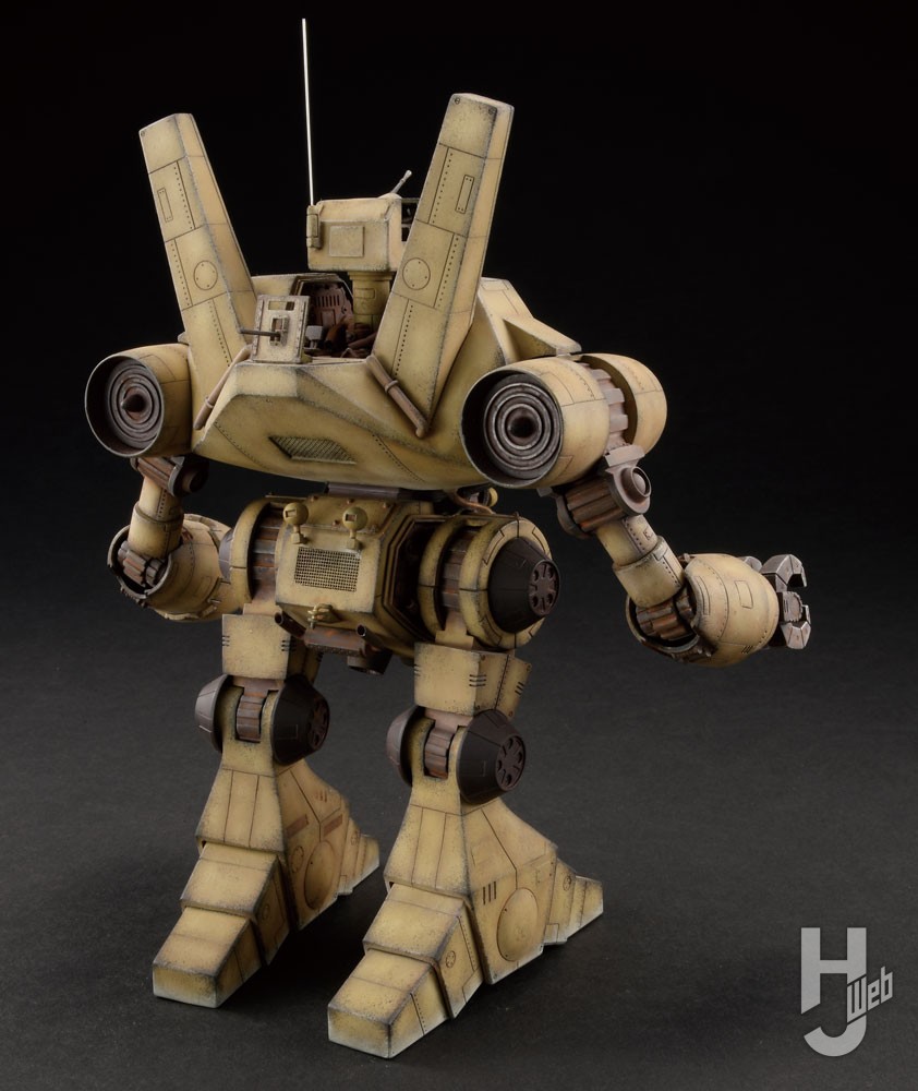 大型ウォーカーマシン「ダッカー・タイプ」をAFV風塗装でリアルに