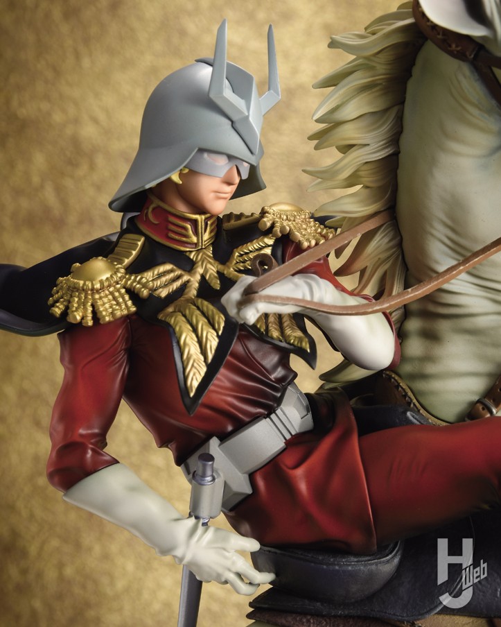 GGG最大級アイテム「シャア・アズナブル」の彩色見本が到着！ 実物大の