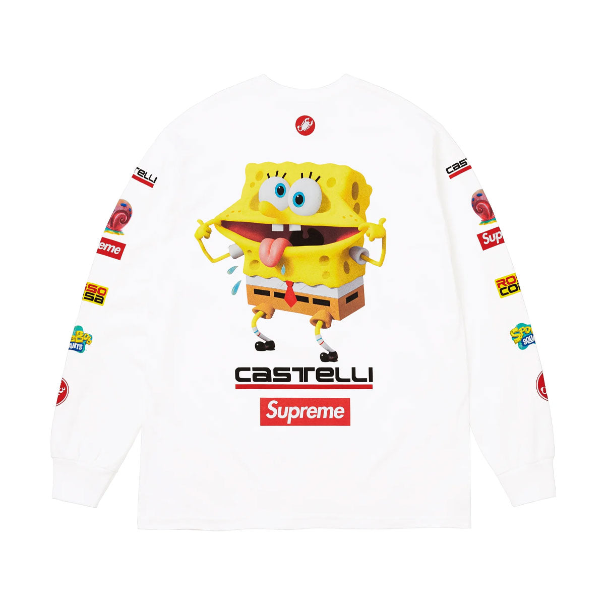 Supreme x スポンジボブ カステリLS サイクリング ジャージ Supreme x