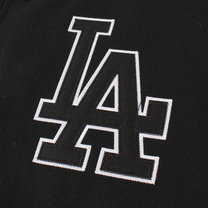 Fanatics - LA DODGERS MELTON PU VARSITY JACKET【ML2324FW0006