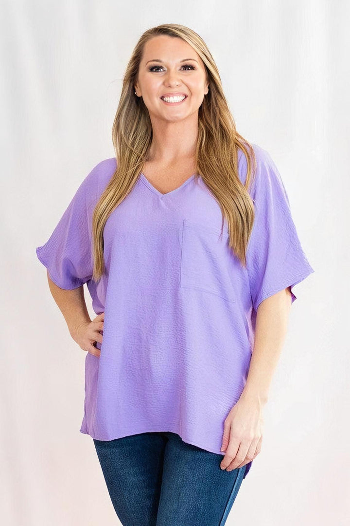 V-Neck-Boxy-Top-With-Front-