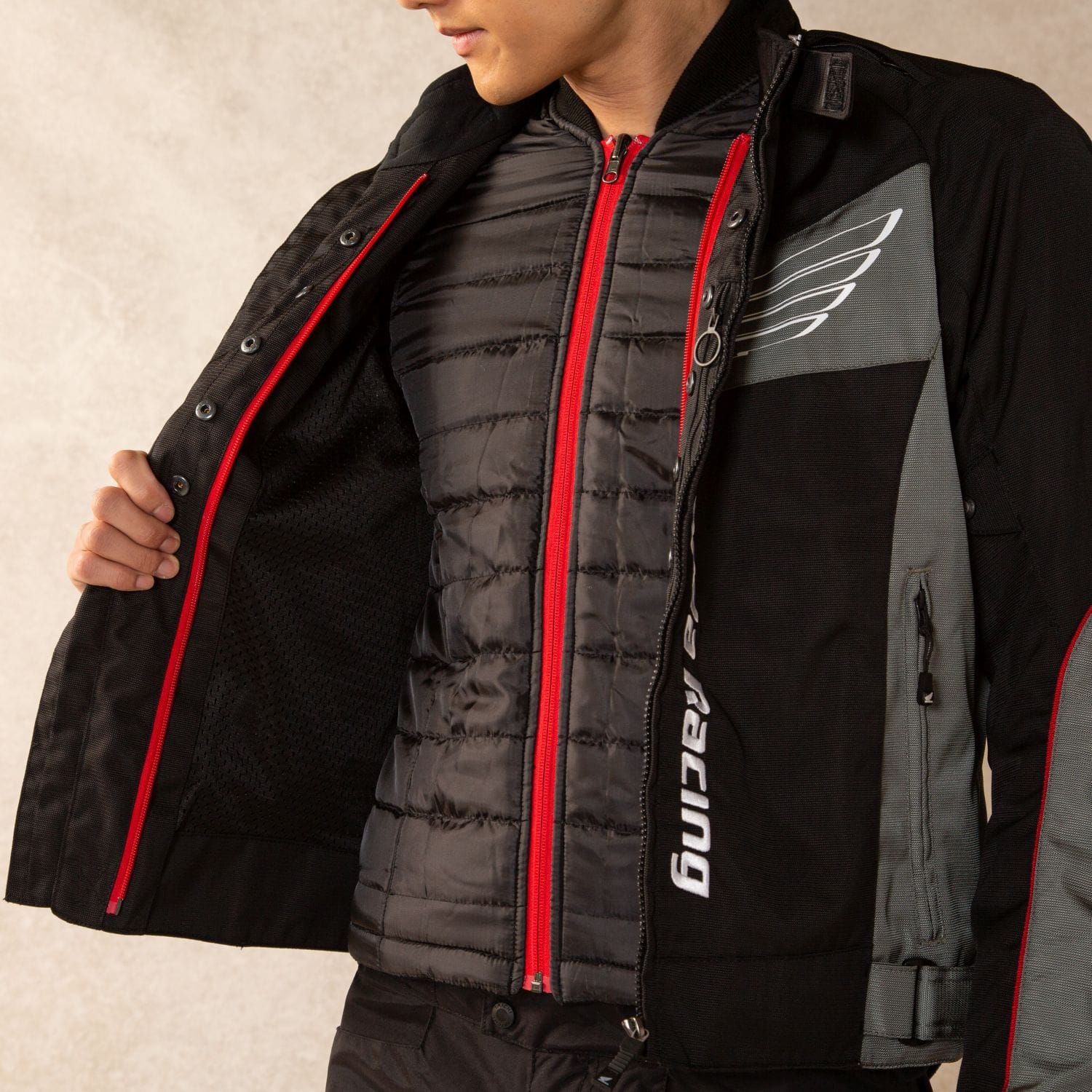 3シーズングラフィックブルゾン(S ブラック): ウェア・グッズ｜HondaGO