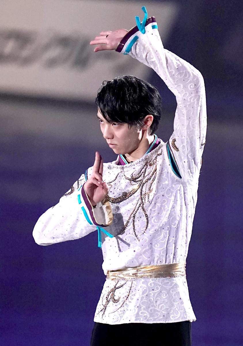 羽生が舞った 平昌五輪金メダルの「SEIMEI」 - スポーツ報知