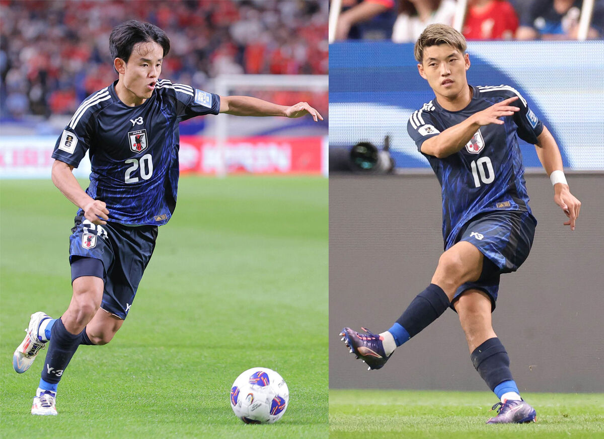 右サイドで常識覆す「禁断の共存」サッカー日本代表、大勝導いた久保