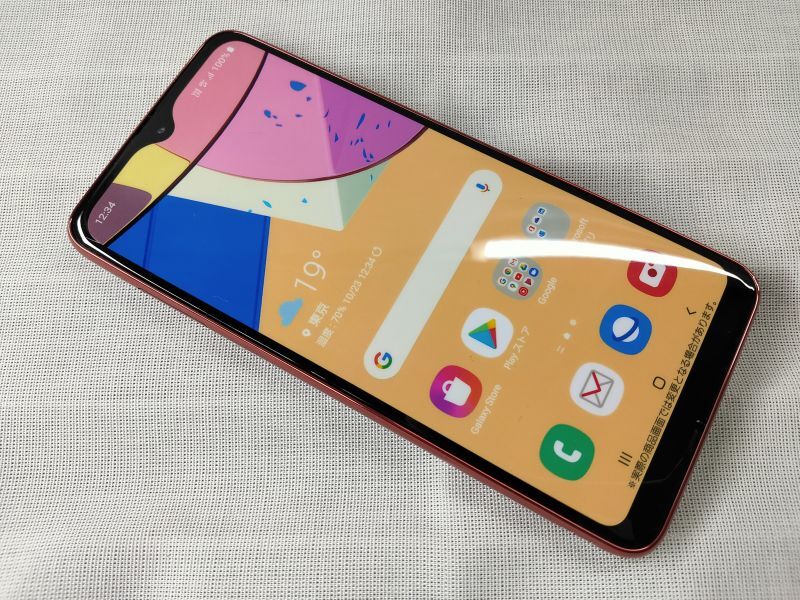 NTTドコモ SC－42A GALAXY A21 モックアップ 3色