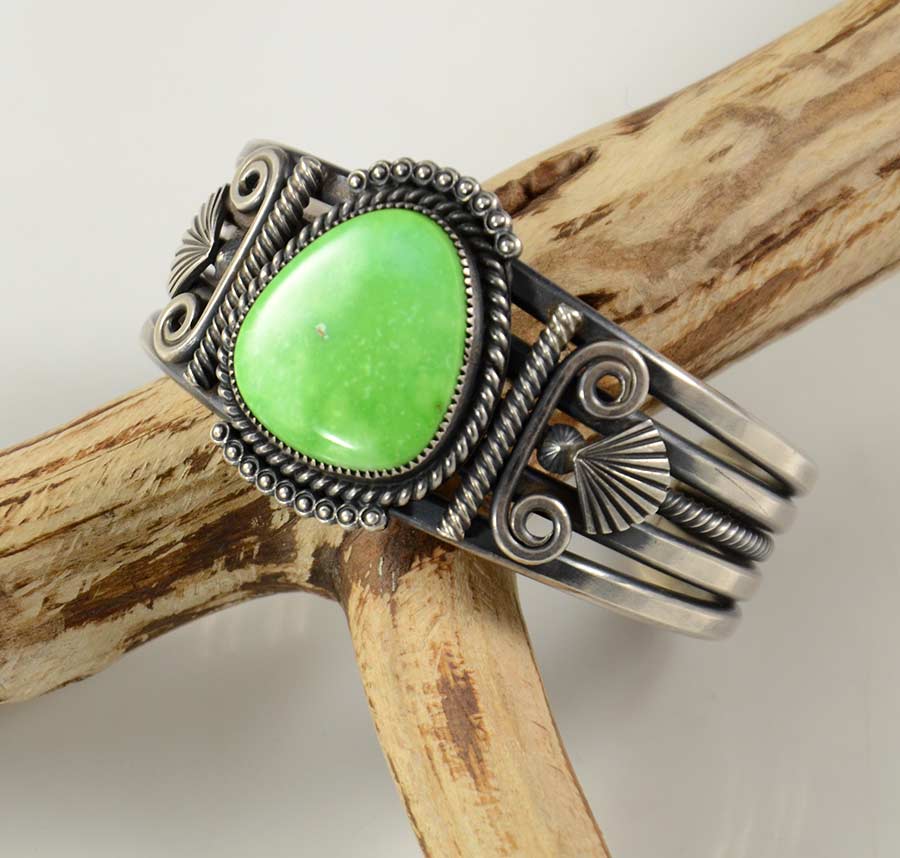 Harry Morgan Silver Navajo Bracelet Carico Lake | Hoel's Sedona