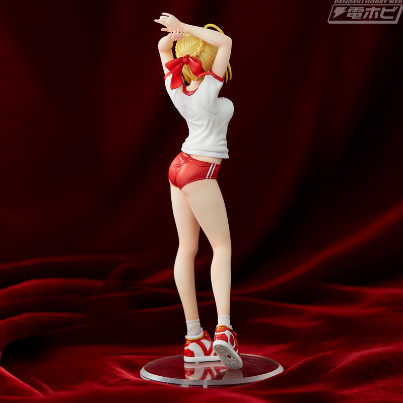 Fate/EXTELLA』赤いブルマに体操着なネロがフィギュア化！豊満なバスト