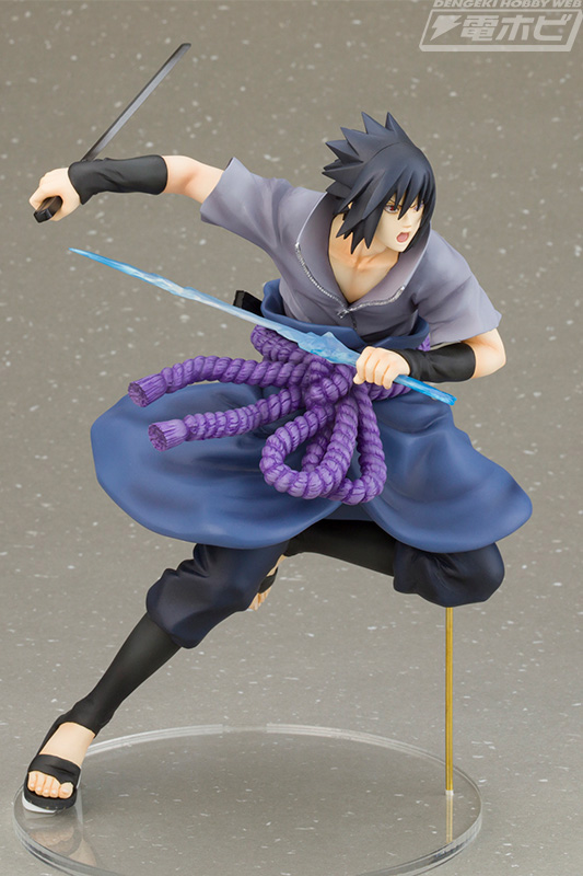 NARUTO-ナルト- 疾風伝』サスケが忍界大戦時の激闘の一瞬を切り取った