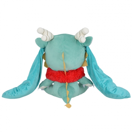 巡音ルカの「ふわぷち どでかジャンボぬいぐるみ」とLLサイズの「初音