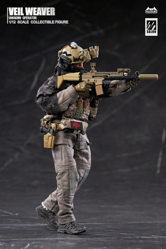 ミリタリーな装備がかっこいい！HASUKIのSALVOシリーズに1/12スケール