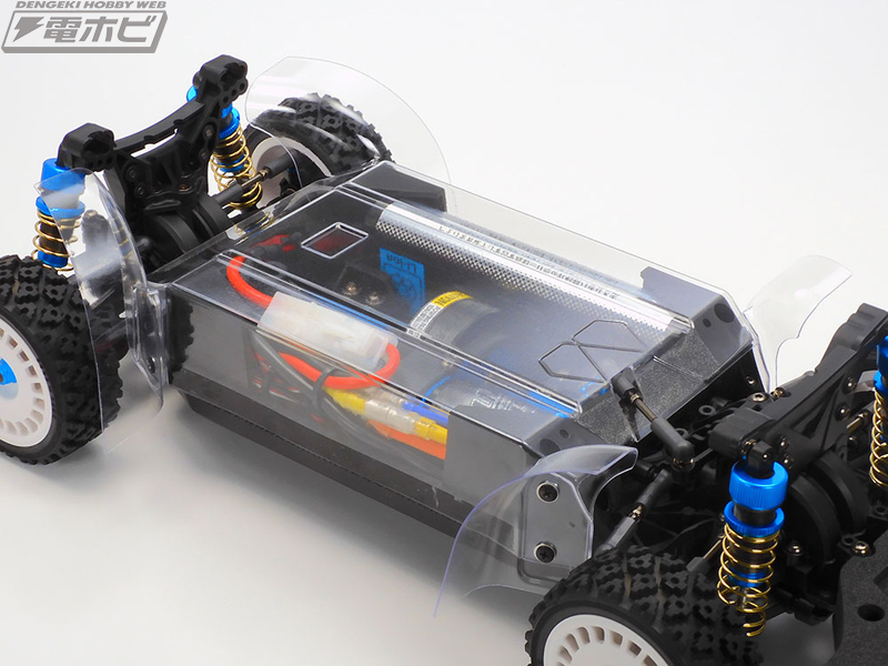オフロードで豪快なラリーを楽しめる！電動RCカー用シャフトドライブ