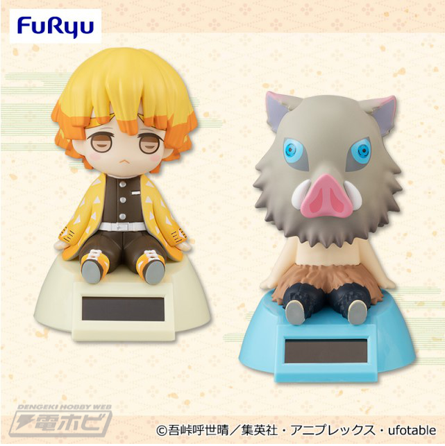 鬼滅の刃』ゆらゆらと動くソーラーフィギュア第2弾が登場！ちょこんと