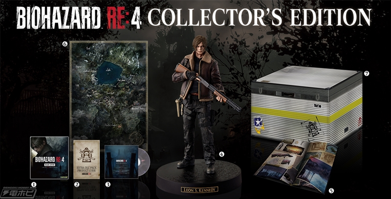 レオン・S・ケネディのフィギュアなどがセットになった『BIOHAZARD RE
