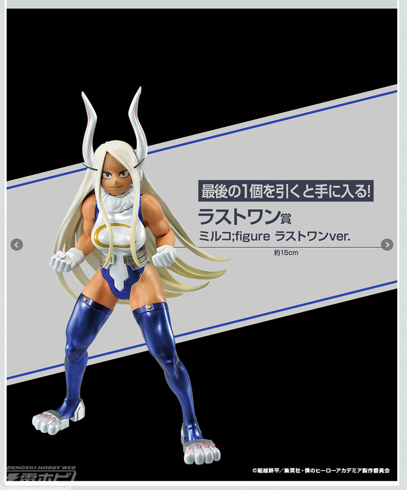 ラストワン賞はメタリックver.のミルコフィギュア！「一番くじ 僕の