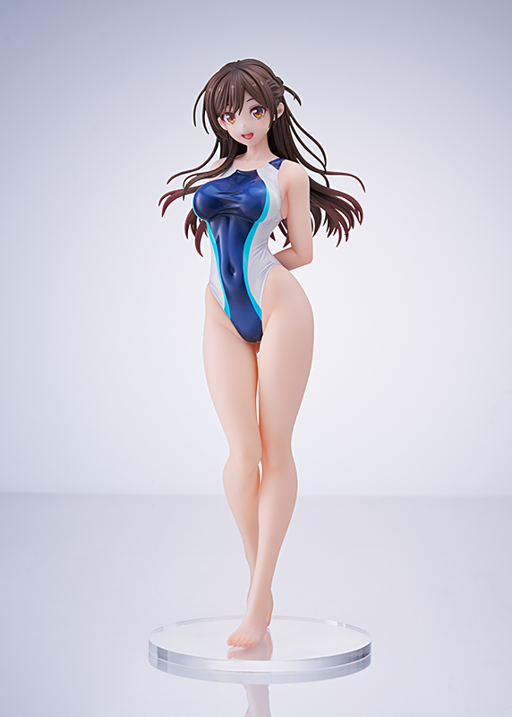 彼女、お借りします 水原千鶴 水色ラインの競泳水着Ver. | ホビー