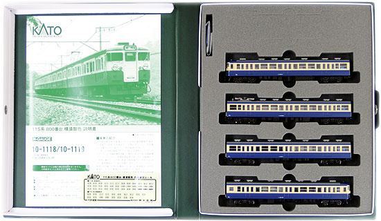 公式]鉄道模型(10-1119115系800番台 横須賀色 4両増結セット)商品詳細