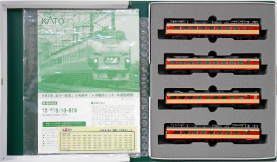 公式]鉄道模型(10-819489系 夜行急行「能登」4両増結セット)商品詳細