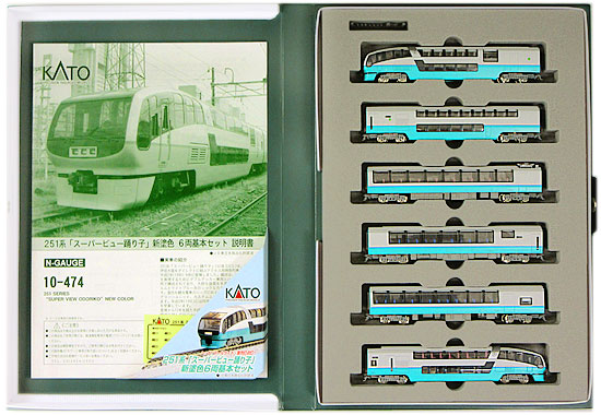 公式]鉄道模型(10-474251系「スーパービュー踊り子」新塗色 6両基本