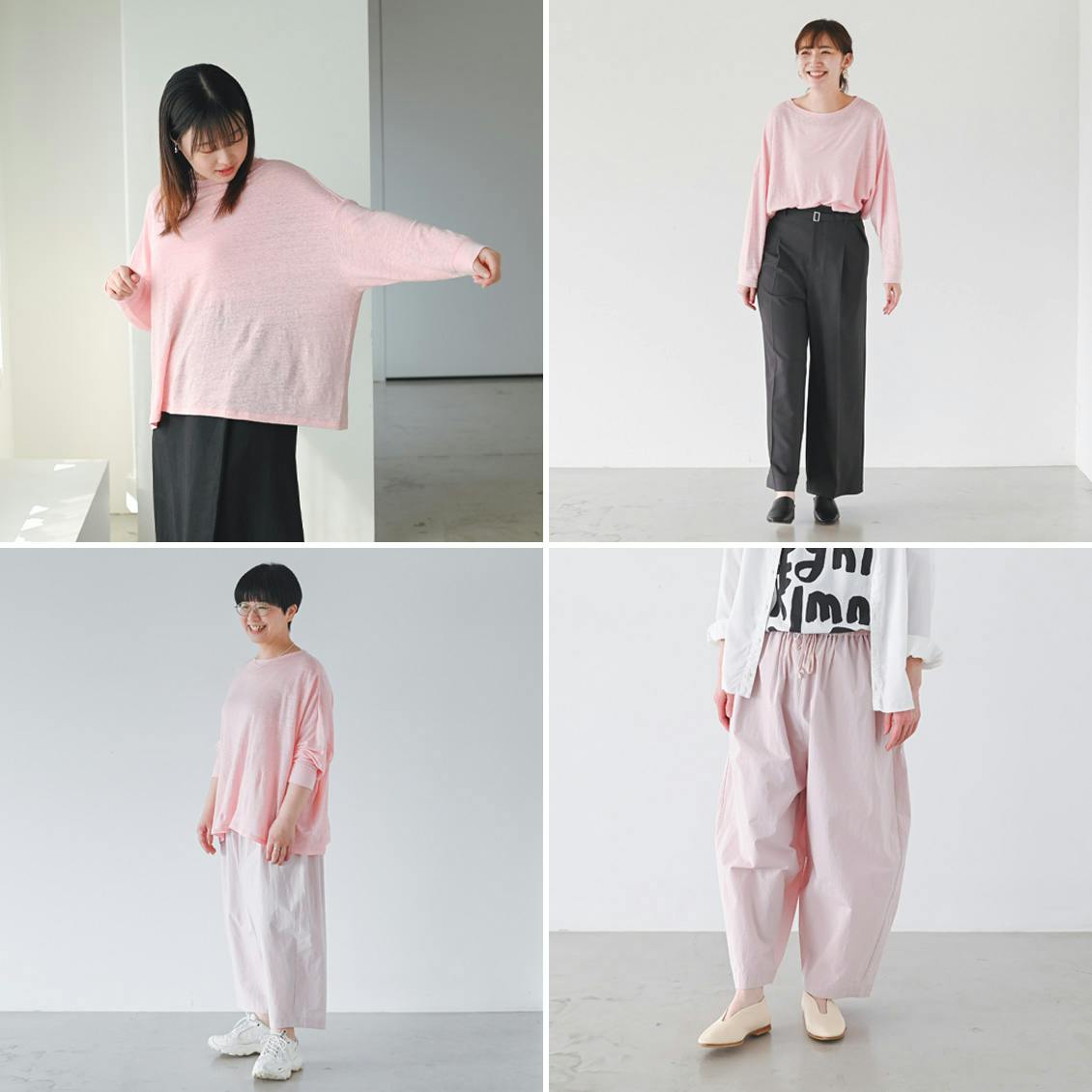 着用レビュー】髙橋美賀さんとつくったピンクのトップスとパンツを、6