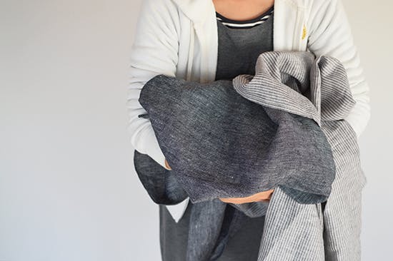 fog linen work/フォグリネンワーク/テーブルクロス/ストライプ(L