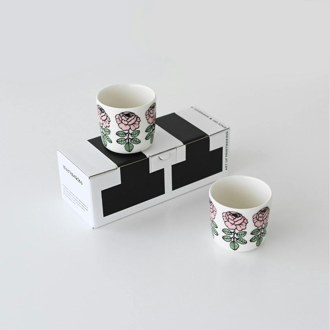 日本別注】Marimekko / マリメッコ / Vihkiruusu / ラテマグ2個セット