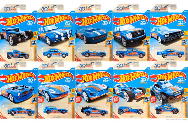 HWC公式にてHW 50TH RACE TEAMの10種が公開されました！未公開だった