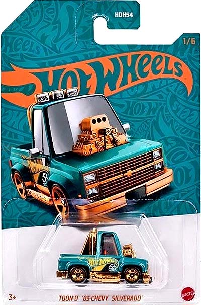 Hot Wheels 2024 Pearl & Chrome (Blue & Gold?) シリーズ Mix 1の
