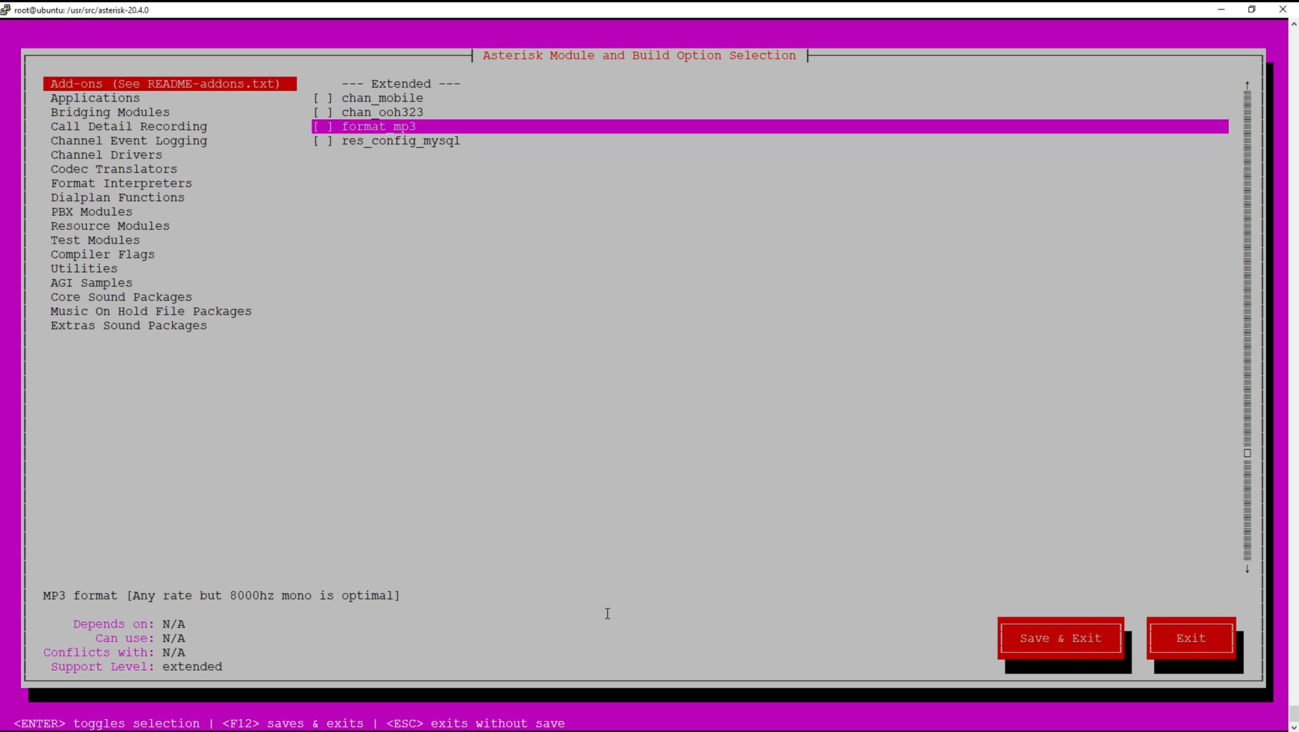 Installing Asterisk 20 from source on Ubuntu 23.10 | HOTKEY404