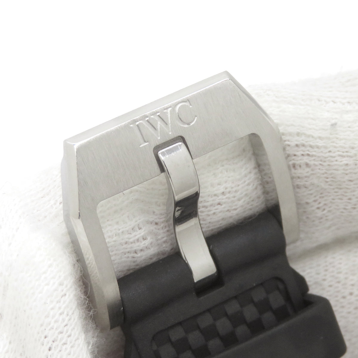 IWC IWC アクアタイマー用 ラバーバンド ブラック ラバー ステンレス