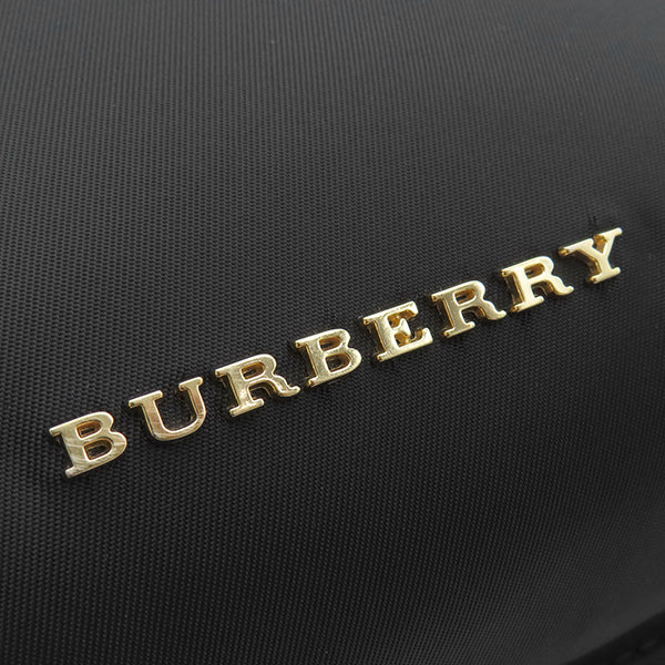 バーバリー BURBERRY チェーン バックパック ブラック×ブラウン