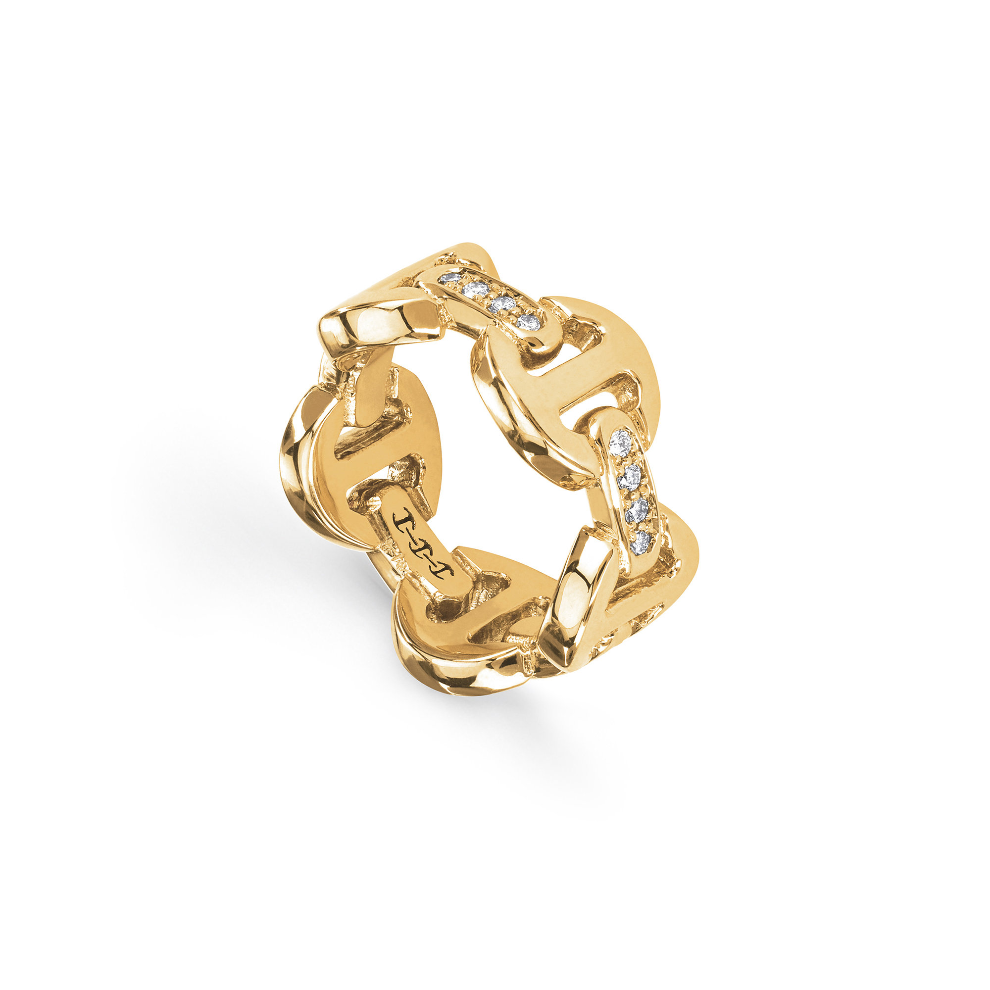 STORE ONLY】DAME CLASSIC TRI-LINK WITH DIAMOND BRIDGES｜RG