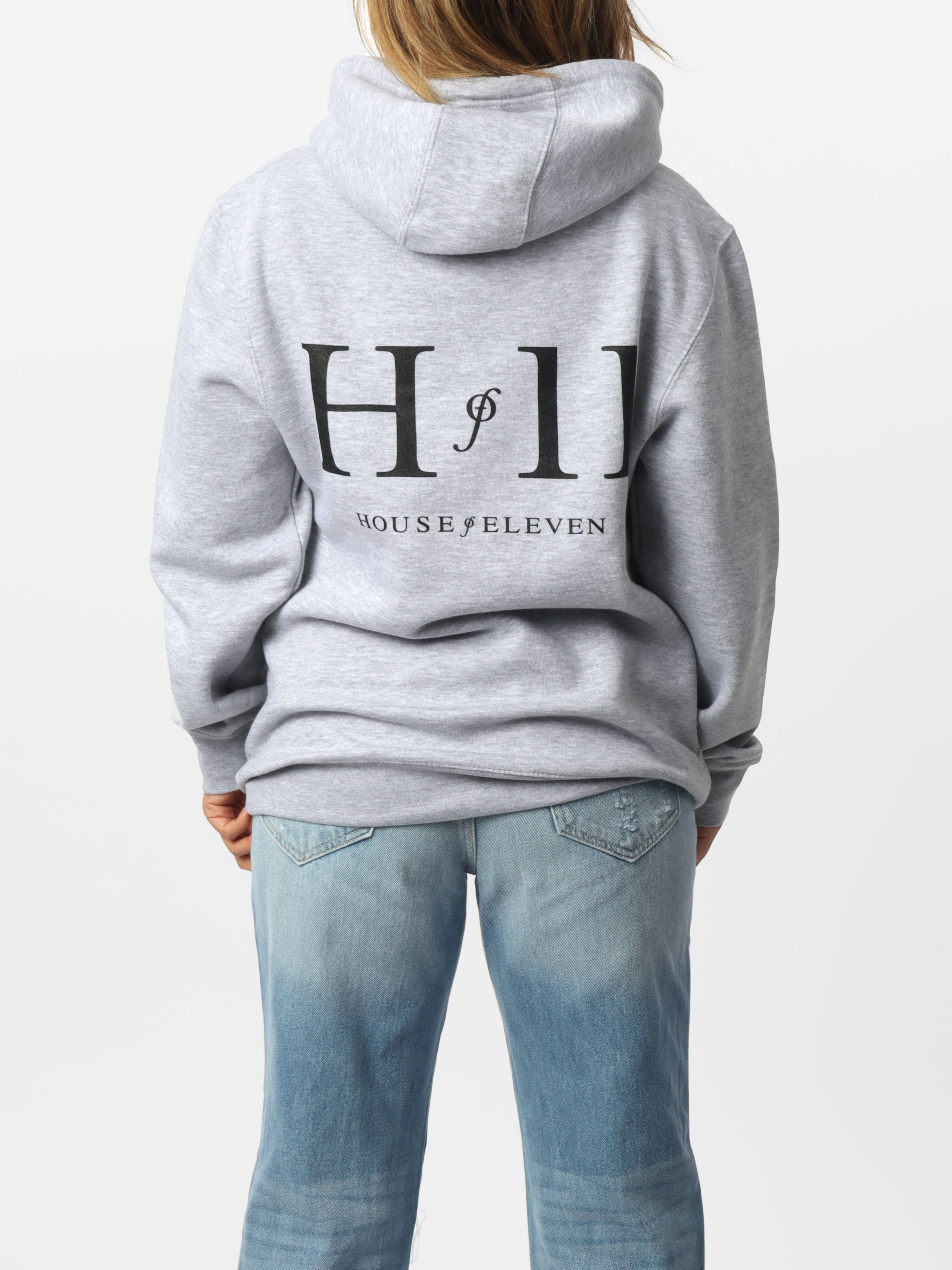 HOF11 Gray Hoodie – House of Eleven by Silva Twins