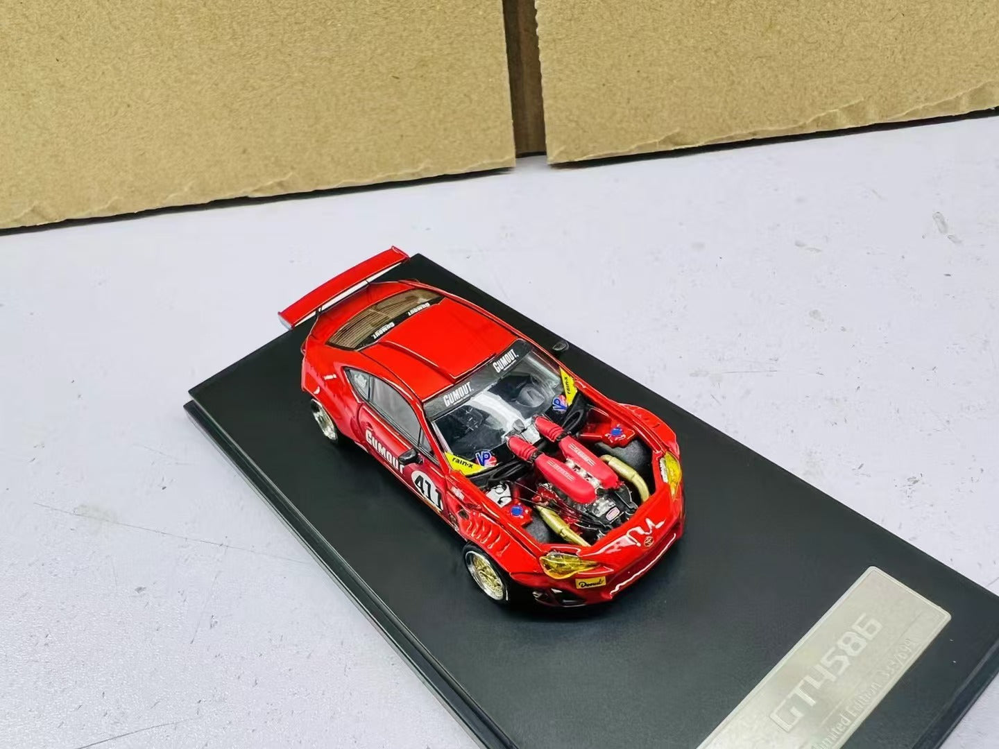 DCM 1:64 GT4586 Red Diecast – Horizon Diecast