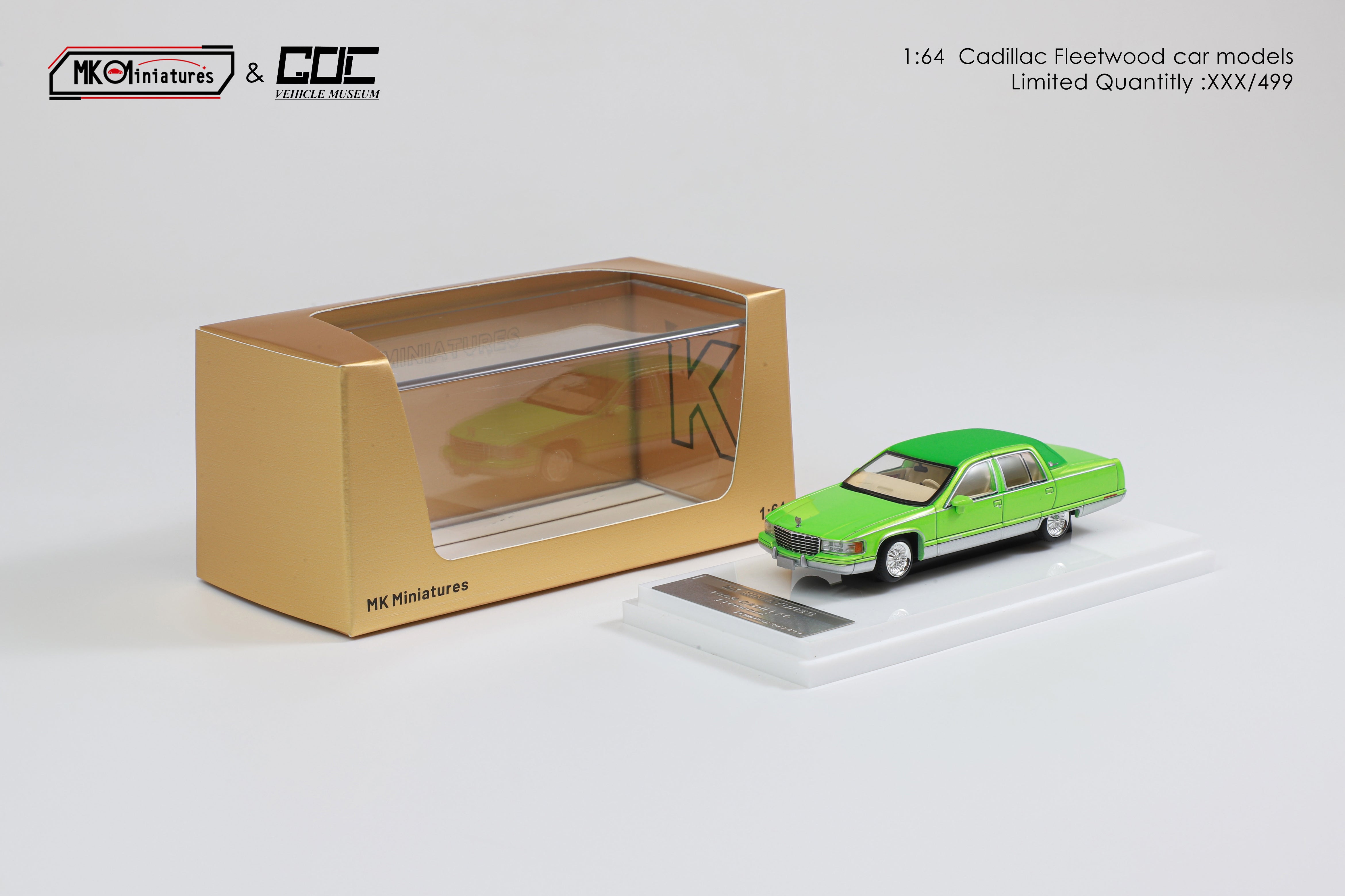 Preorder] MK Miniatures X GOC 1:64 Cadillac Fleetwood (3 Colors