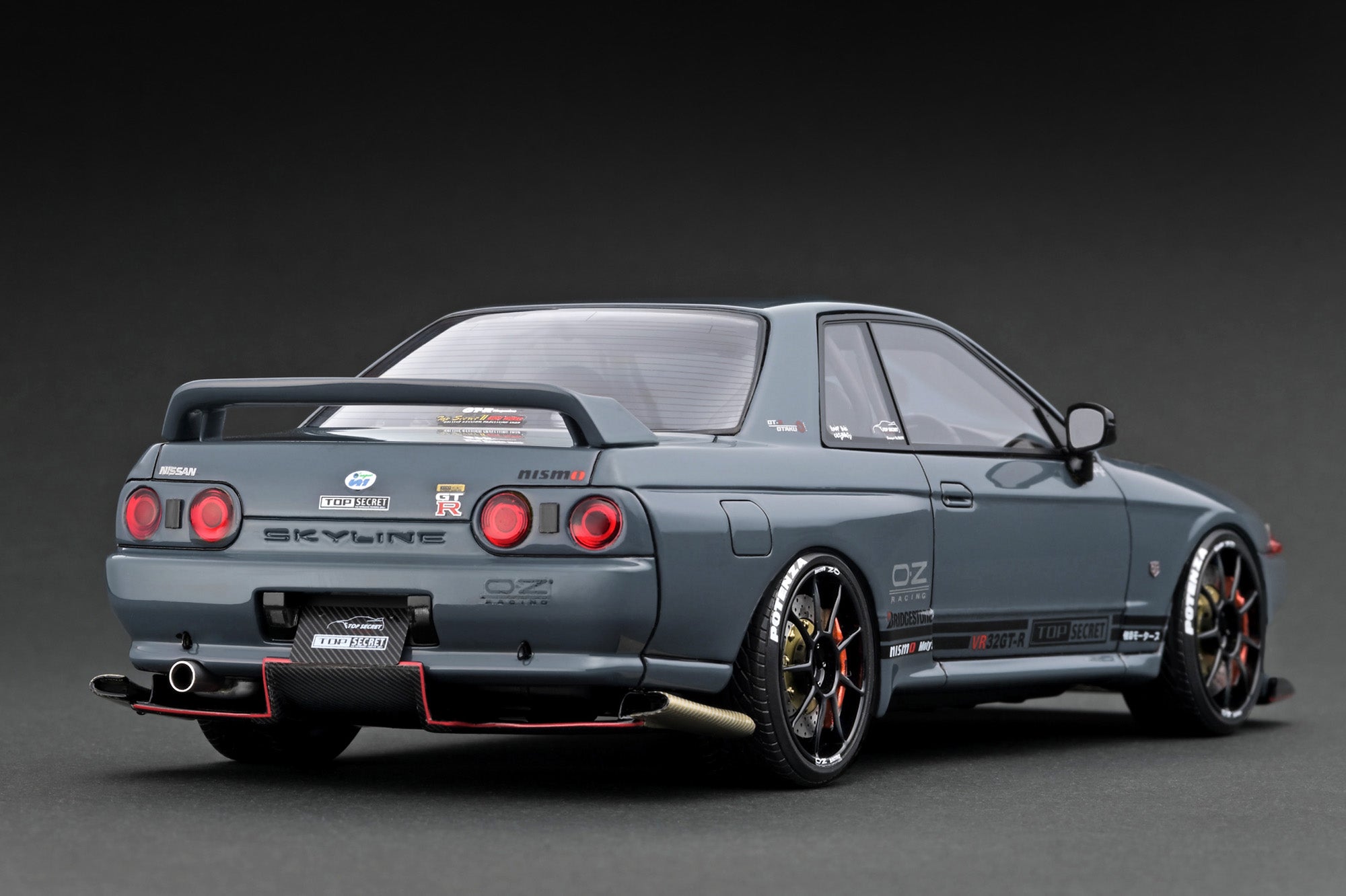 Ignition Model 1:18 TOP SECRET Nissan Skyline GT-R (VR32) Grey