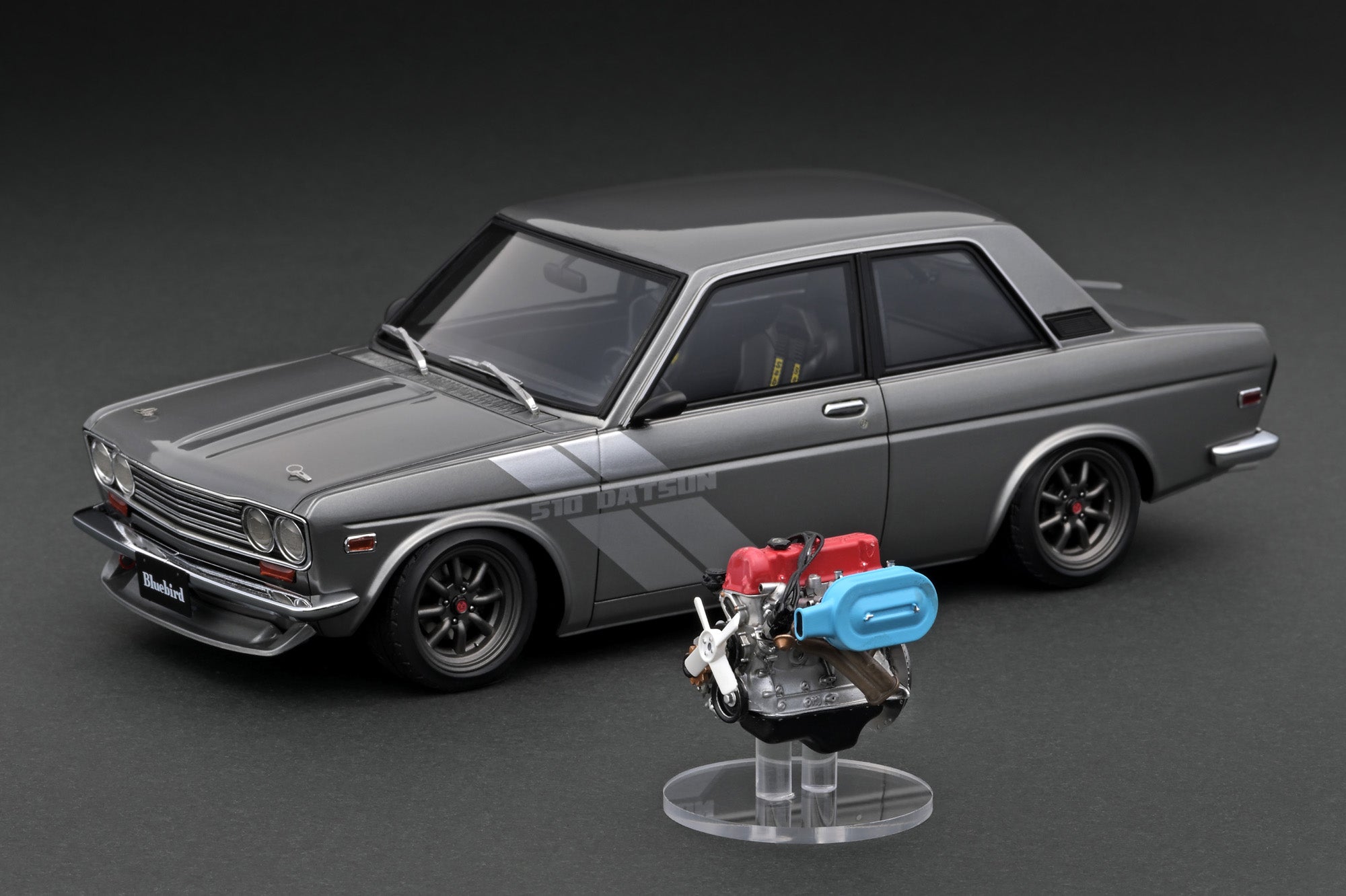 Preorder] Ignition Model 1:18 Datsun Bluebird (510) Gun Metallic