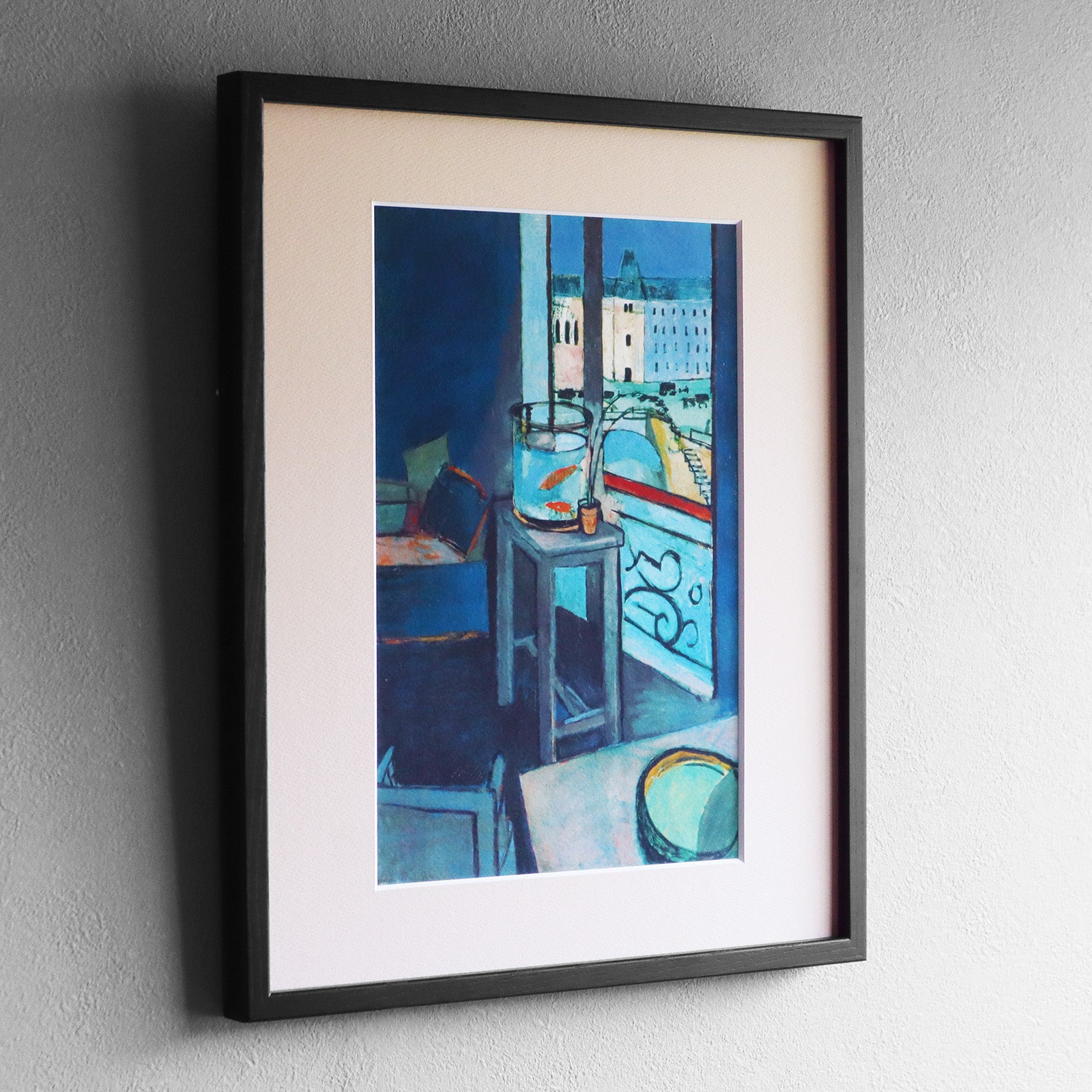 アンリ・マティス 「金魚鉢のある室内」アートポスター｜モダン