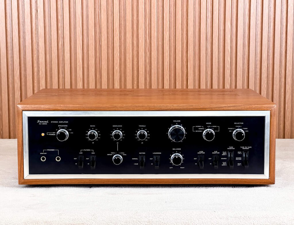 FULLY SERVICED SANSUI AU-8500 AMPLIFIER – 1-YEAR WRT – PURE
