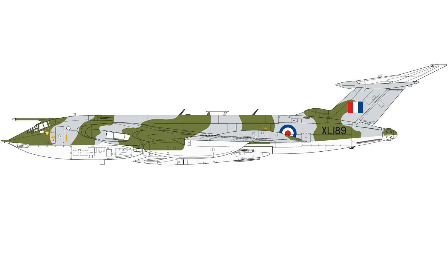 エアフィックス X12008 1/72 ハンドレページ ヴィクターB.Mk.2（BS